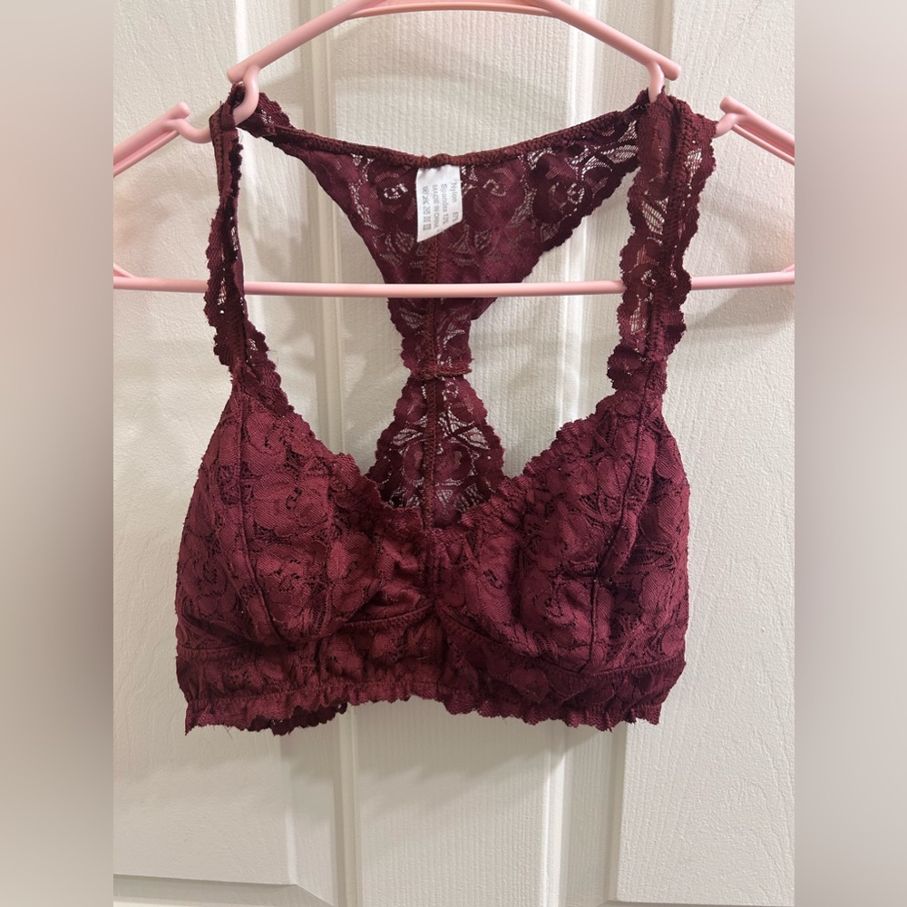 Maroon Bralette